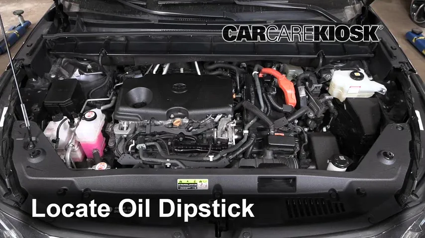 2022 Toyota Highlander Hybrid Limited 2.5L 4 Cyl. FHEV Huile Vérifier le niveau de l'huile